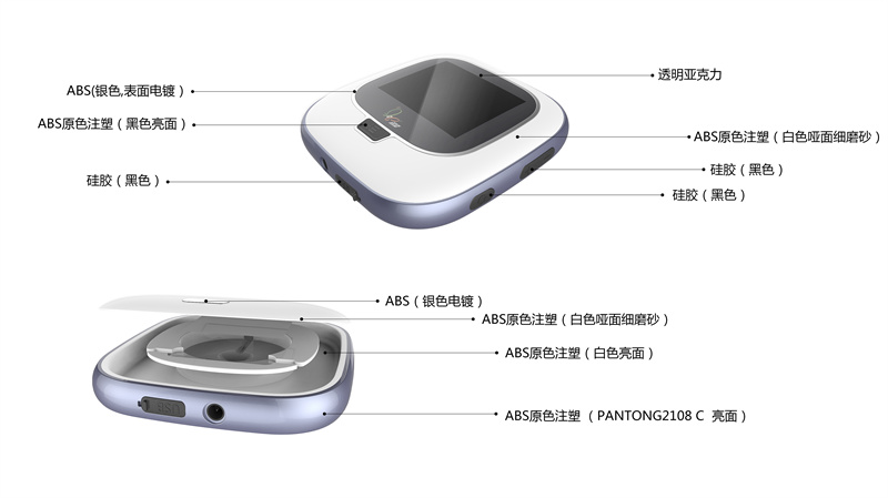 健康按摩儀產(chǎn)品外觀設(shè)計，健康產(chǎn)品設(shè)計案例